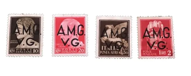 1945 - ITALIA - “ Imperiale “ 4 valori NUOVI AMG VG Venezia Giulia