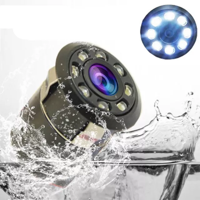 Camera De Recul Mini 8 Led Voiture Étanche + Outil + Cables Espion Radar Feux Ar 2