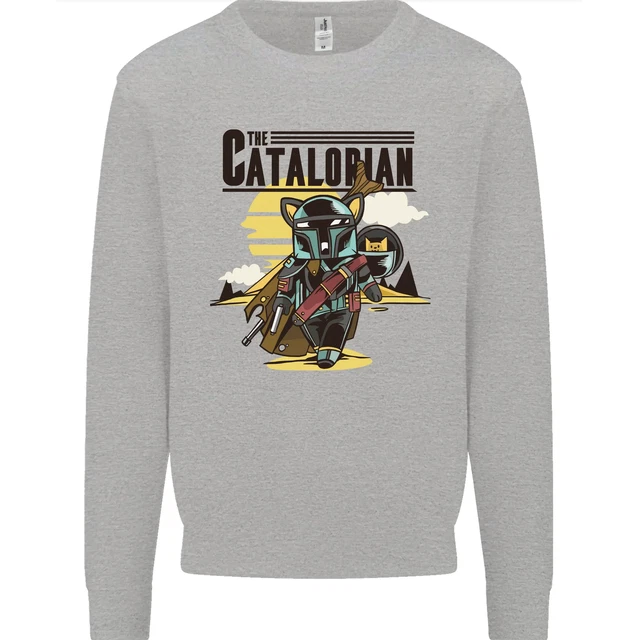 Catalorian Funny Cat Parody Mens Sweatshirt Jumper