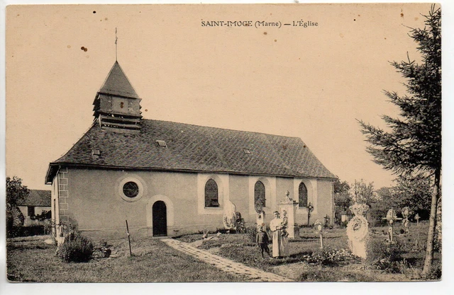 SAINT IMOGE - Marne - CPA 51 - l'église