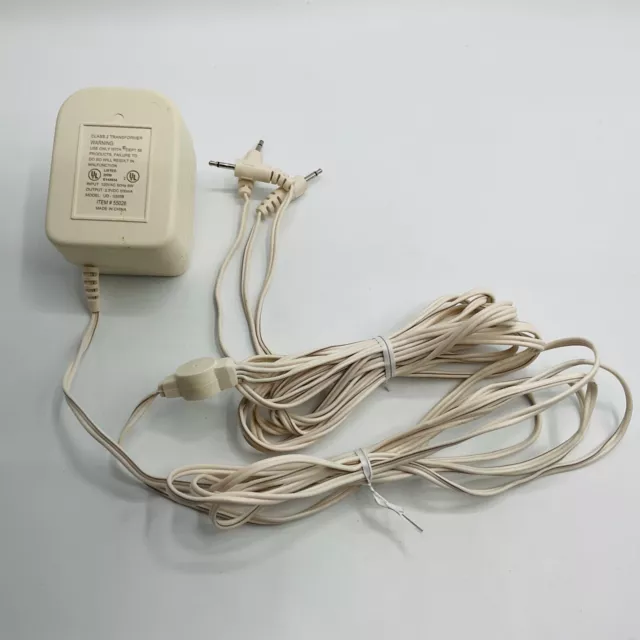 Dept 56 AC DC Adapter Plug #55026 Perfect Power Light Cord Holiday Village Decor