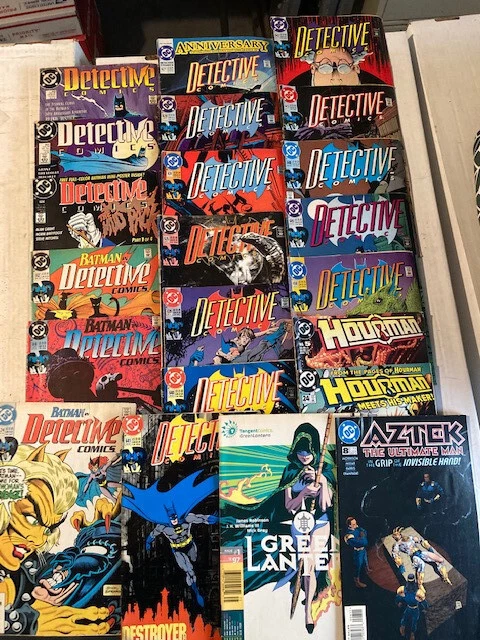 DC – DETECTIVE COMICS Low-Grade Readers Copies, Lot of 22 Comics (L115)