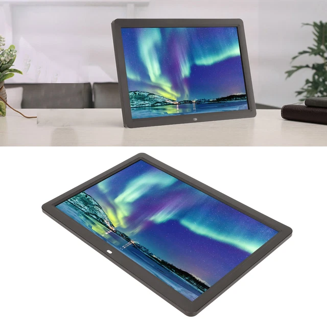 (1)15 Pouces Cadre Photo Numérique Wi-Fi HD Albums Photo électroniques