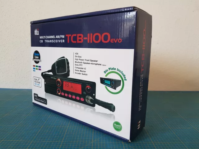 TTI TCB-1100 EVO Multi Channel 12/24 V AM/FM CB Radio / Transceiver  _1.7_5 3