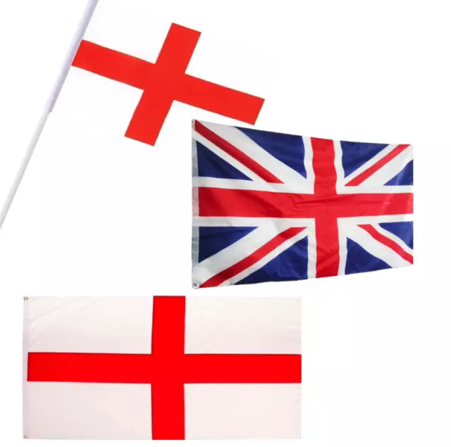England Flag Union Jack Flag 5FT x 3FT Available Football Rugby FAST UK SELLER