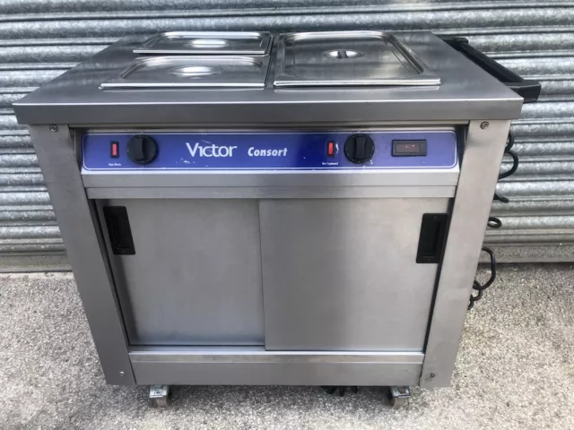 electric Victor Mobile Consort Hot Cupboard / dry bain marie / commercial