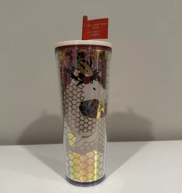 2024 STARBUCKS YEAR of the Dragon Lunar New Year Tumbler 24 Cold Cup