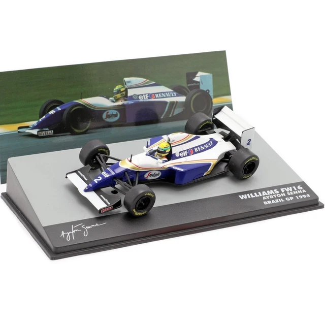 Altaya 1/43 Williams F1 FW16 1994 Brazilian GP Ayrton Senna Figia Williams Hon