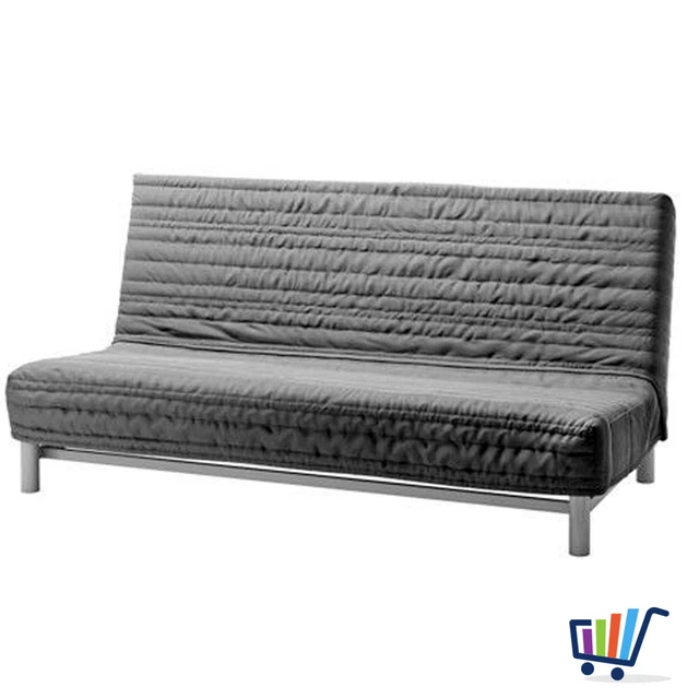 IKEA BEDDINGE SOFA Cover Sleeper Knisa Light Grey