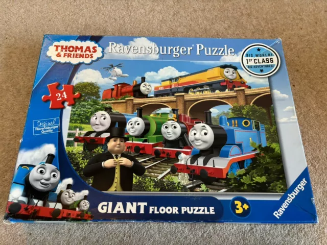 Thomas & Friends - 24 Piece Giant Floor Puzzle - Ravensburger Jigsaw - Complete