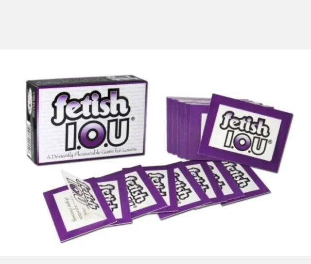 FETISH IOU Sex Card Game Adult Gift Couples Roleplay