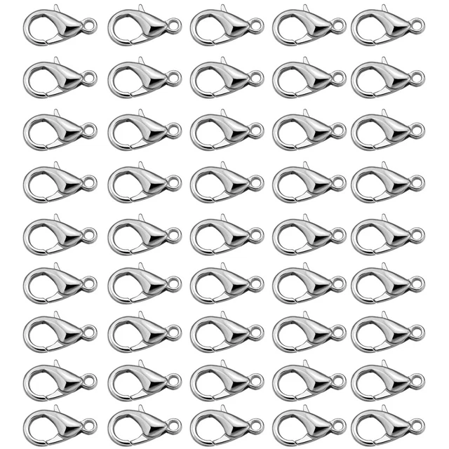 100 piezas broches de pulsera hágalo usted mismo pendientes accesorios broches de búsqueda de joyas