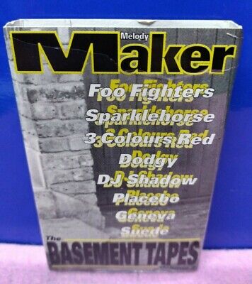 Melody Maker Cassette Tape Foo Fighters Sparklehorse 3 Colours Red Dodgy Placebo