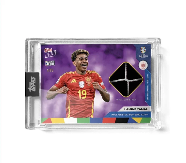 LAMINE YAMAL /25 - UEFA EURO 2024 Official Net Relic $1,961.32