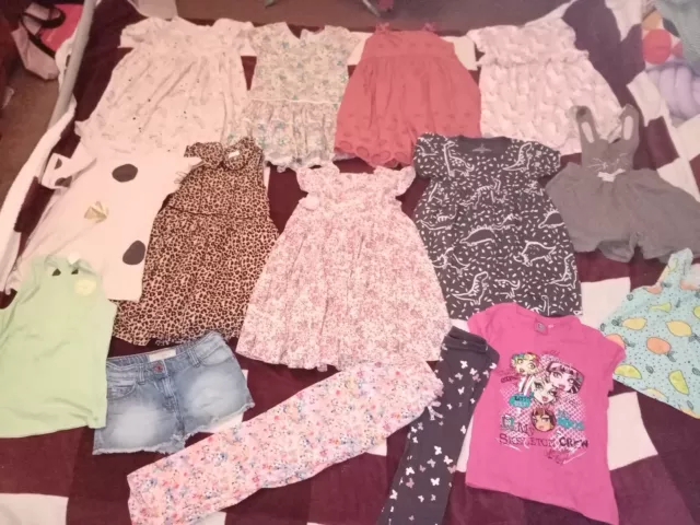 Girls Summer clothes bundle age 5-6 years