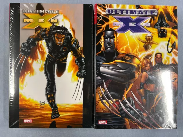 MARVEL Comics ULTIMATE X-MEN OMNIBUS Vol #1 & 2 DM Hard Cover Global Ship $250