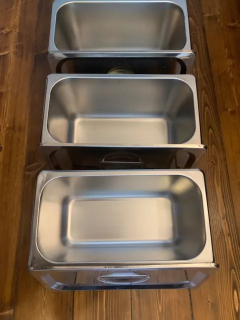 Gastronorm Pans & Lids 1/3 Size X 3