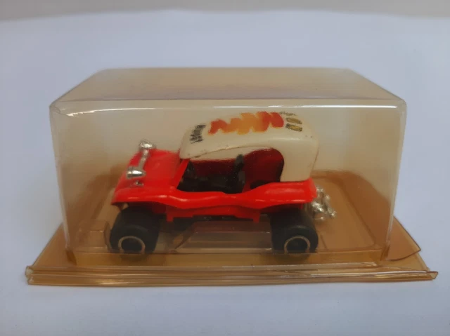 Jouet Majorette Dune Buggy #232 Rose - Vintage échelle 1/55 - Occasion - Fabriqué En France