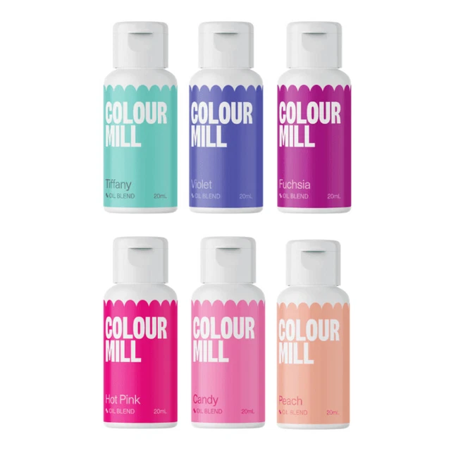 Color Mill Set di coloranti alimentari 6 x 20 ml - Colori delle fiabe