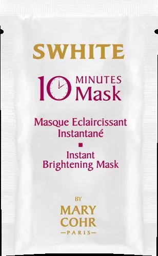 Mary Cohr Swhite Masque Visage Eclaircissant Instantane Instant Brightening Mask