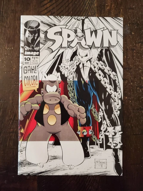 Spawn #10 1993  Vf/Nm-   Cerebus App.!!
