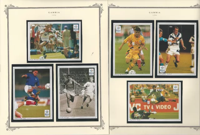 Gambia Collection 1996-1998 on Scott Specialty Pages, Mint NH Sets & Sheets 2