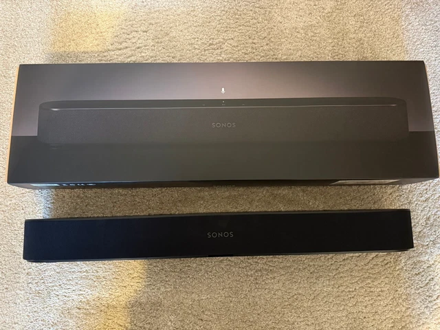 Curated visual reference: Gallery Detail: Sonos Beam Soundbar Gen 1 Alexa Voice Control Black