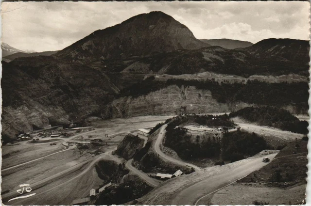 CPA Emplacement du Barrage de Serre-Poncon - Cote Aval - Serre-Monge (1199489)