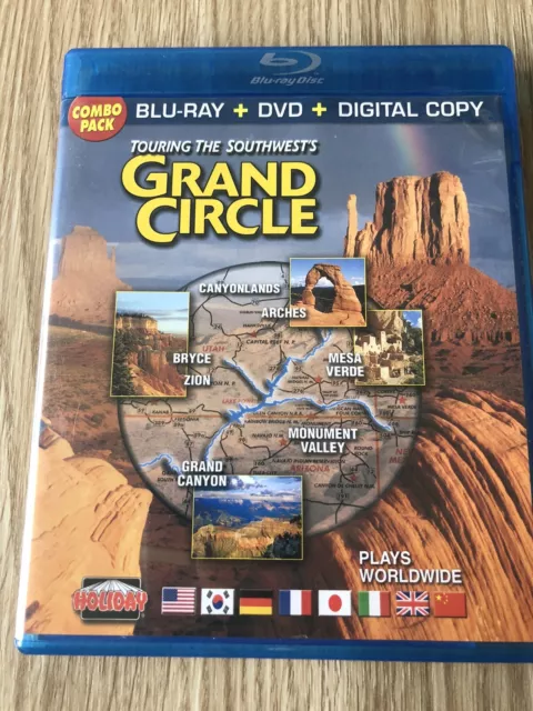 The Grand Circle Usa National Parks Monuments Blu-Ray Bluray + Dvd Rare