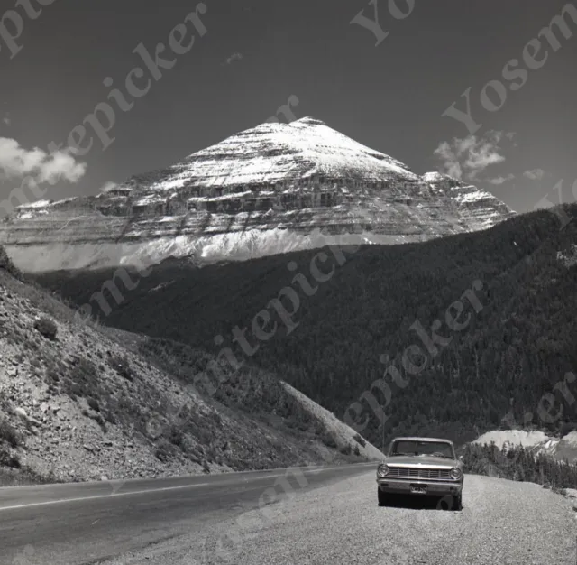 a15 Original Negative 1966 Glacier Park Mt Siyeh Dodge Car 858a