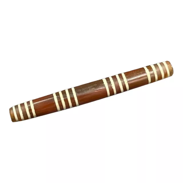 16 Stripes Ancient Tibetan Etched PYU Carnelian Dzi Bead Amulet