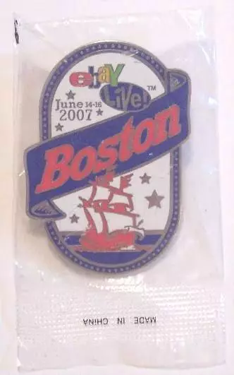 MINT Unopened eBay Live Boston 2007 Pin, Given away at eBay Live 2006 Las Vegas