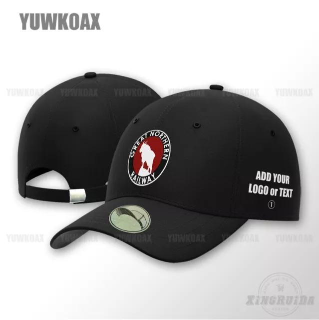 RAILROAD GREAT NORTHERN Unisex Baseball Cap Dad Hat Golf Hats for Men Adjustable