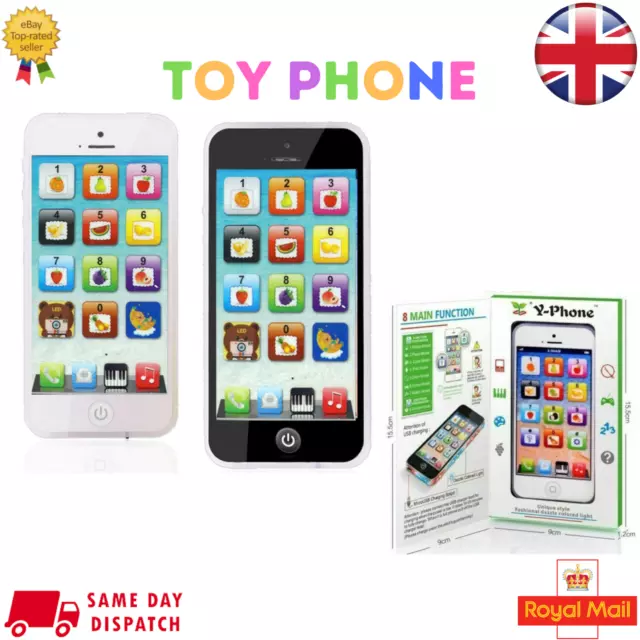 Children Y-Phone Educational Learning Kids Touch Baby-iPhone TOY Light Style