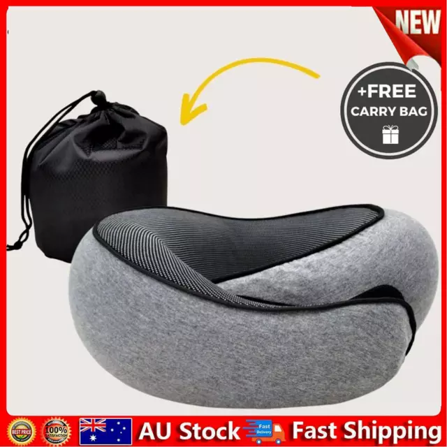 Safety Neck Pillow for Travel Memory Foam Comfortable & Breathable Soft UShaped