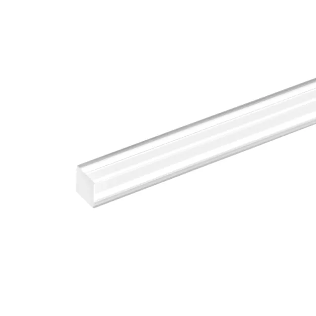 10mmx10mmx50cm Varilla Barra cuadrada plástico transparente