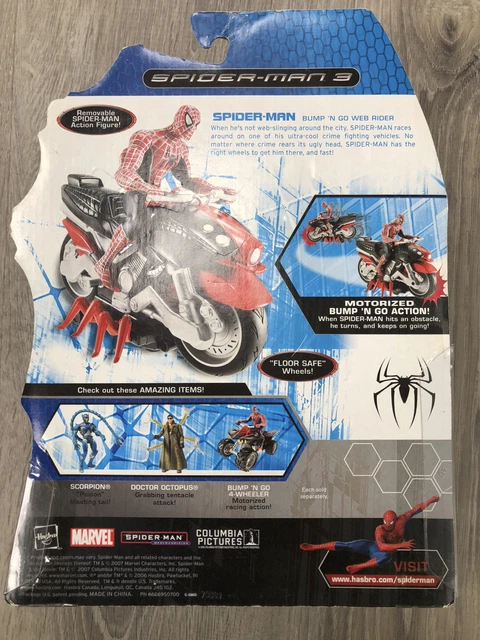 SPIDER-MAN 3 BUMP 'n Go WEB RIDER Mint in Package, never opened 2007 ...
