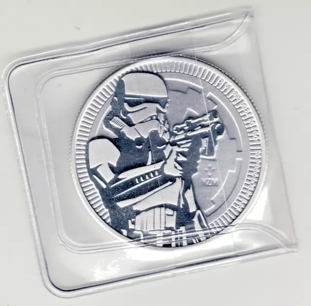 Silbermünze Star Wars Stormtrooper   2018 1 oz    2 Niue-Dollar