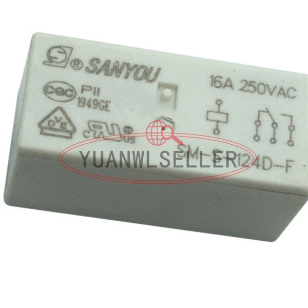 5PCS SANYOU Relay Module SM-S-124D-F NEW
