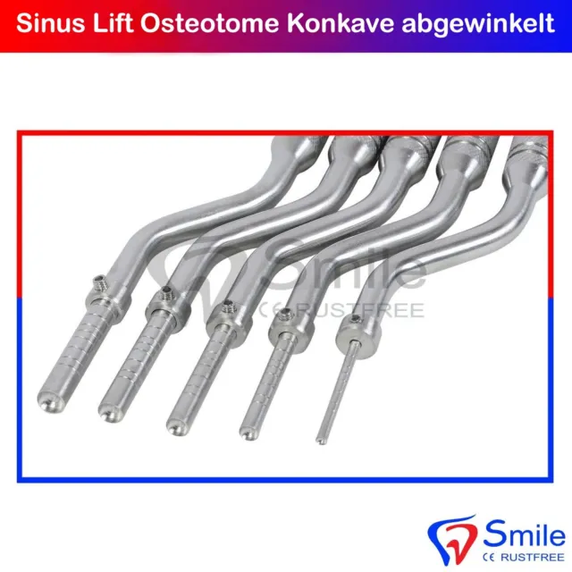 5er Osteotom Abgewinkelt Implantation Sinuslift  Konkave Chirurgie Implant 2