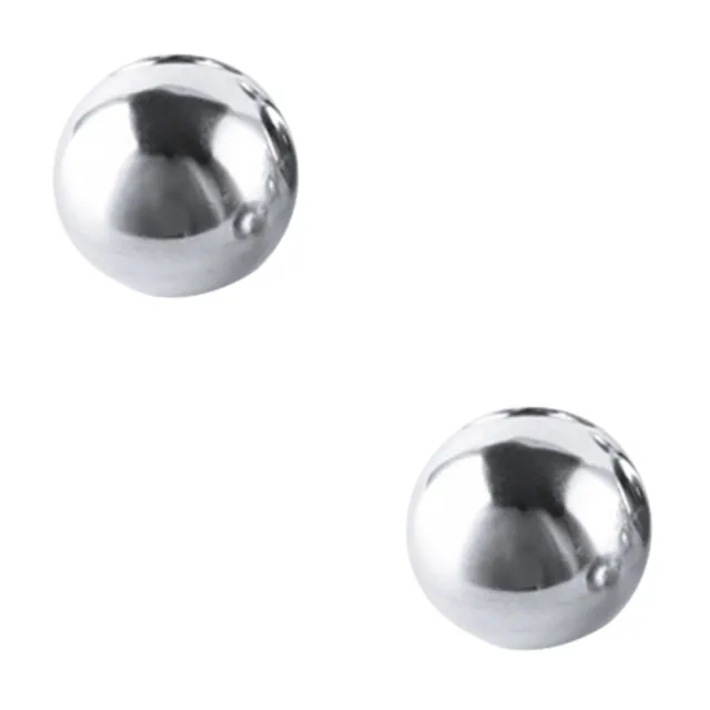 2pcs 51MM Mirror Polishing Stainless Steel Hollow Metal Ball 1.0MM Wall