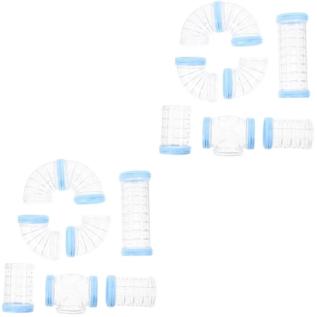 2 Sets Diy Hamster Maze Toll Plant Hamster Tunnel Hamster Cage Tunnel Hamster