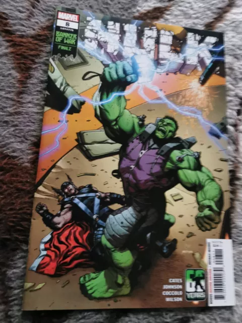 The Hulk # 8 LGY 775  NM 2022  Gary Frank Cover A ! Vs Thor !