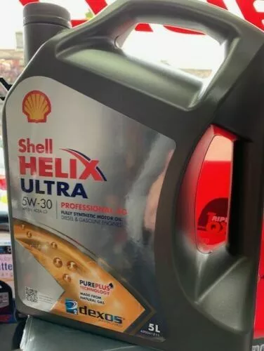 5w 30 GENUINE SHELL ULTRA AG  FULLY SYN. ENGINE MOTOR OIL 5L DEXOS 2