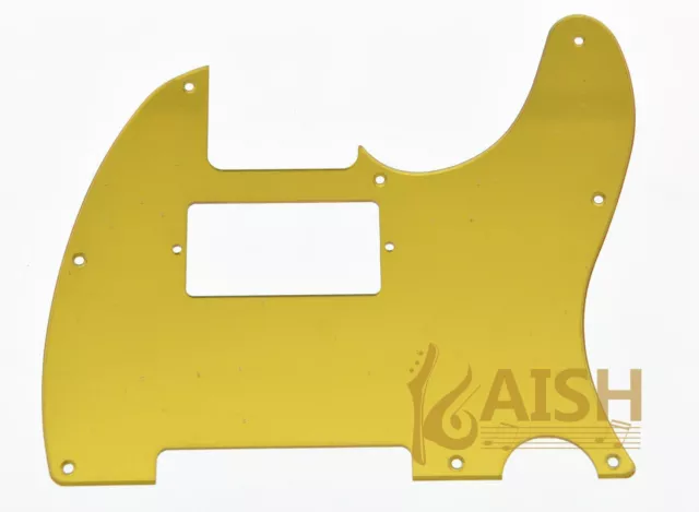 Gold Mirror Tele Humbucker Guitar Pickguard Scratch Plate for Telecaster Guitar