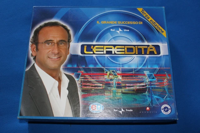 GIOCO DI SOCIETÀ L'EREDITA gioco in scatola VINTAGE CARLO CONTI
