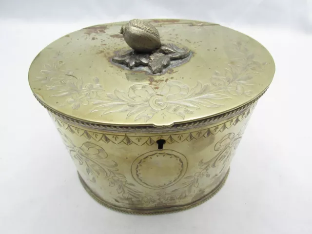 Antique English 19th Century EPNS Sheffield Silver Plated Tea caddy