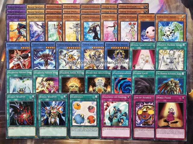 YUGIOH ALEXIS RHODES Cyber Angel Deck 43 Card Blader Etoile Tutu Prima  Anime GX $34.99 - PicClick