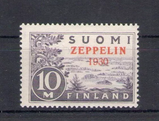 1930 Finlandia - Posta Aerea n. 1, Zeppelin - 1 valore - MNH**