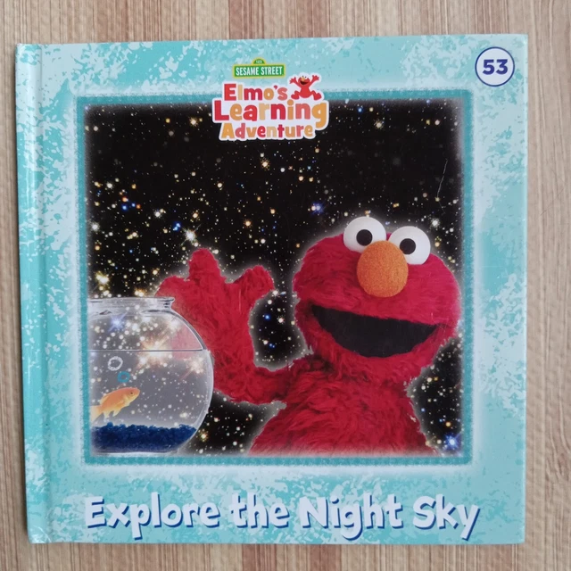 VINTAGE SESAME STREET Elmo's Learning Adventure Book 53 HC Explore The ...
